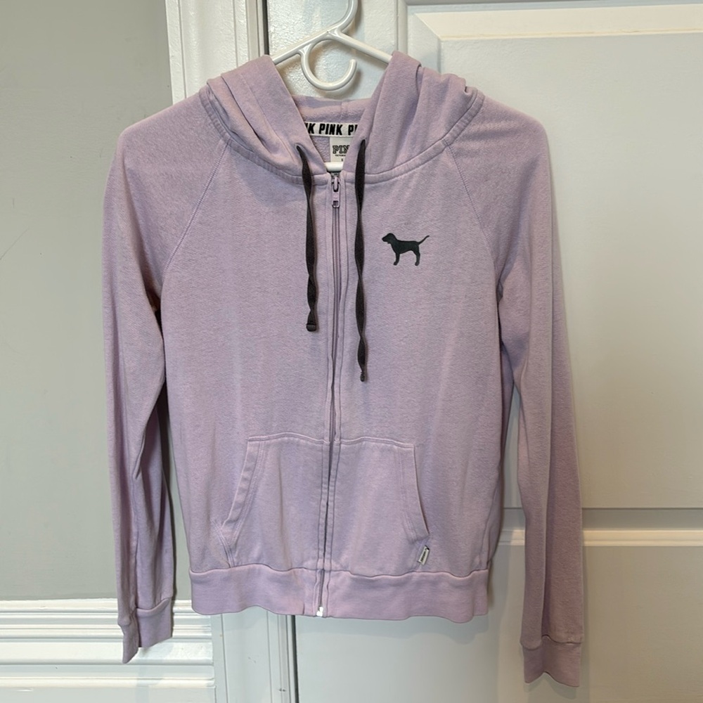 PINK Victoria Secret Purple Zip Up